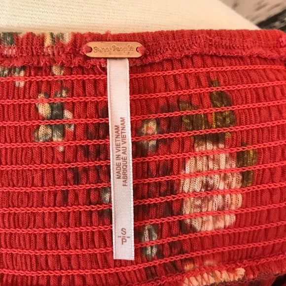 Free People Mirage Convertible Floral Tunic Top - Picture 7 of 8